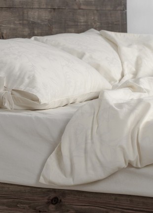 Satin bedding set CREMA on strings single bed5 photo