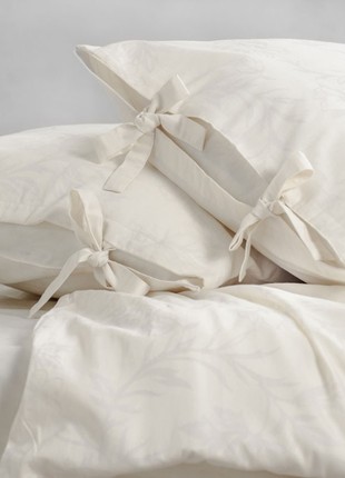 Satin bedding set CREMA on strings family2 photo