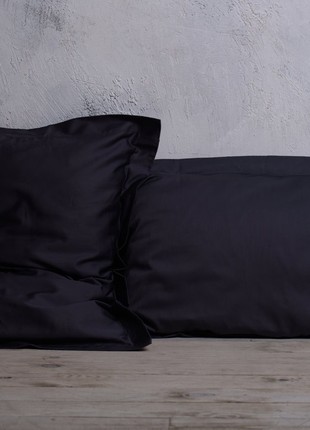 Satin bedding set DARK GRAY family3 photo