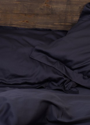 Satin bedding set DARK GRAY family2 photo