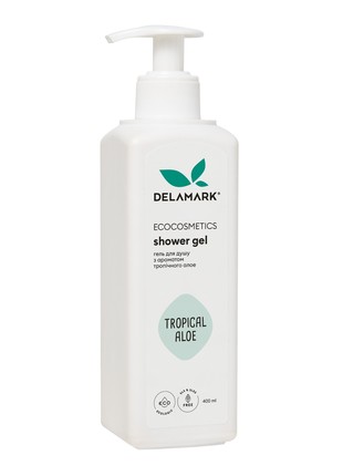 Shower Gel DeLaMark with aroma of Tropical Aloe, 400 ml