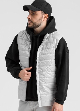 Mens Vest white3 photo