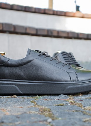 Leather men's sneakers "Kantsedal 528"2 photo
