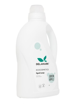 Liquid soap DeLaMark Green Apple, 2 L
