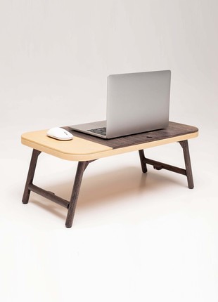 Laptop table Medio, breakfast table for bed