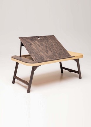 Laptop table Medio, breakfast table for bed4 photo