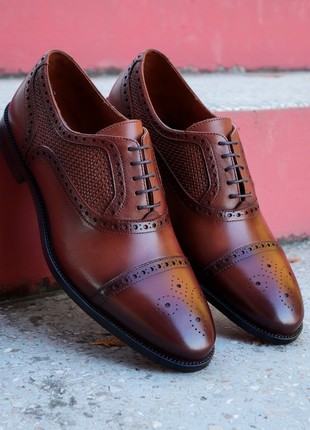 Original oxfords are a good investment in your wardrobe. Men's shoes "Sensor 446"1 photo
