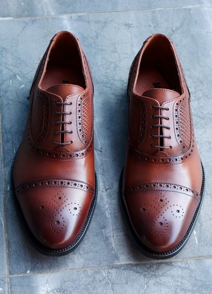 Original oxfords are a good investment in your wardrobe. Men's shoes "Sensor 446"3 photo