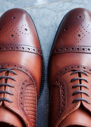 Original oxfords are a good investment in your wardrobe. Men's shoes "Sensor 446"4 photo