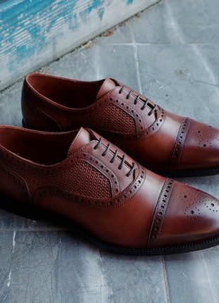 Original oxfords are a good investment in your wardrobe. Men's shoes "Sensor 446"2 photo