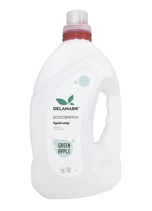 Liquid soap DeLaMark Green Apple, 4 L