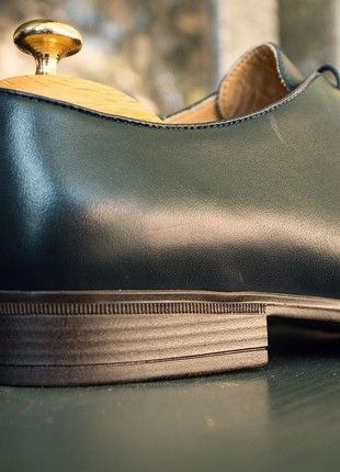 Blue men's shoes. "Ikos 428" oxfords3 photo