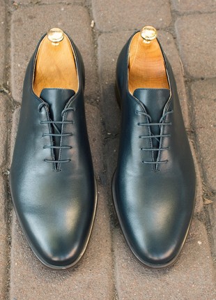 Blue men's shoes. "Ikos 428" oxfords5 photo