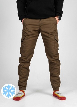 Pants Winter Cargo Premium Brown Custom Wear