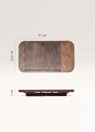 Laptop table Medio, breakfast table for bed3 photo
