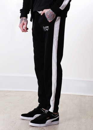 Black pants with white stripes Custom Wear