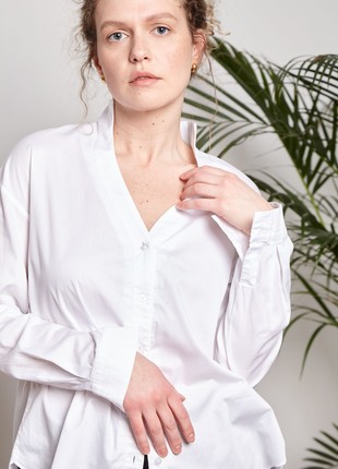 White cotton shirt2 photo