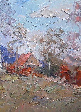 Oil painting House on the edge of the forest Serdyuk Boris Petrovic nSerb427