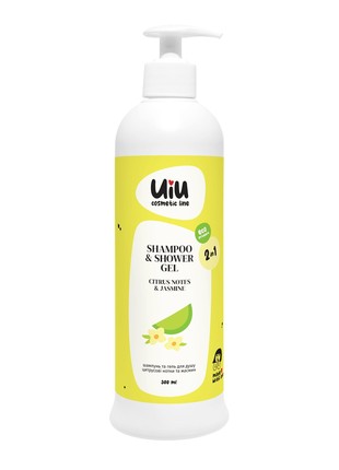 2 IN 1 SHAMPOO & BODY WASH WITH CITRUS NOTES & JASMINE AROMA 300ml