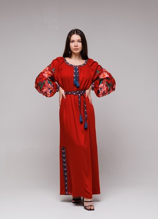 Women's dress "Tetyana" red