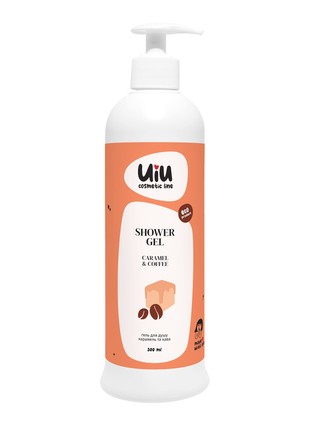 UIU SHOWER GEL WITH CARAMEL & COFFEE AROMA 300ml (2 pcs)