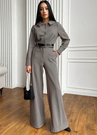 Suit jacket and trousers in gray color3 photo
