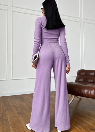 Stylish suit in violet color3 photo