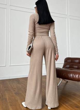 Stylish suit in beige color2 photo