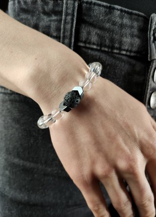 Unique bracelet with natural stones