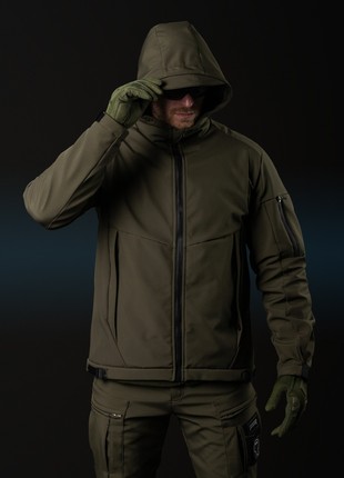 SOFTSHELL BEZET ROBOCOP KHAKI JACKET2 photo