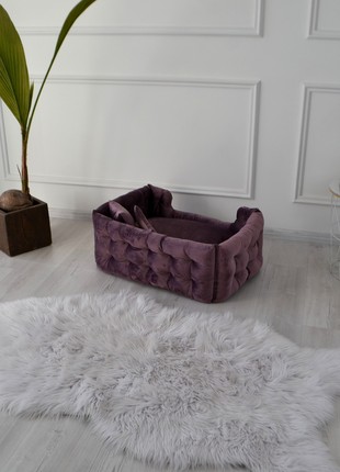 Dog Bed, Bed for small dogs, Small dog bed, Puppy bed - 35.4x23.6 in. (90x60 cm.)