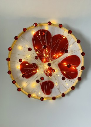 Lamp with hearts USB6 photo