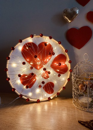 Lamp with hearts USB2 photo