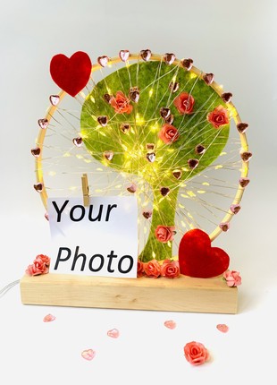 A table lamp with a photo holder4 photo