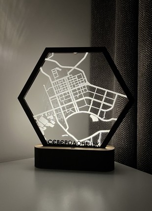 Ukrainian cities: Light City Map5 photo