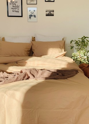 Cotton ranforce bedding set SAND king size