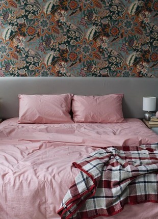 Cotton ranforce bedding set FLAMINGO single bed