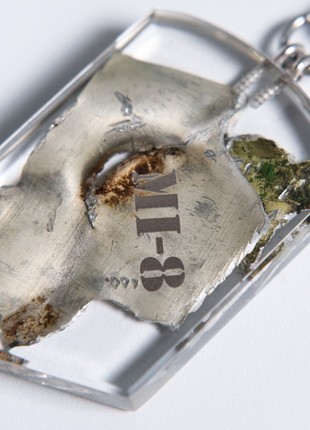 Downed russian Mi-8 keyring2 photo