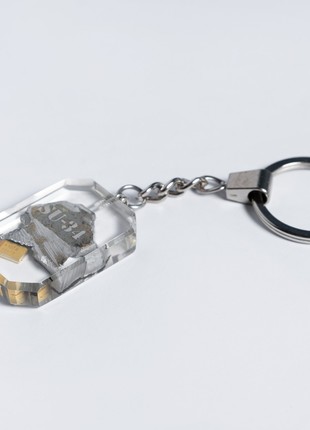 Keyring with a piece of taken down russian su-34 aircraft8 photo