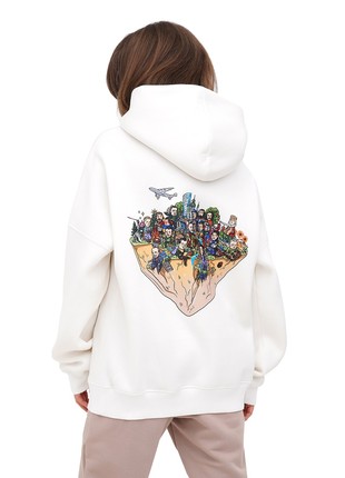 Women's Fleece Hoodie | Exlusive print | Made in Ukraine | Rebellis10 photo