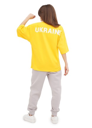 T-Shirt "Ukraine" yellow color2 photo
