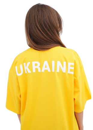 T-Shirt "Ukraine" yellow color1 photo