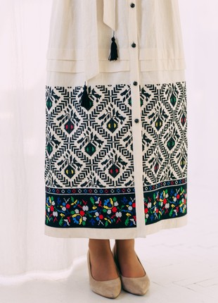 Women's embroidered dress MOTYV New Borschivka4 photo