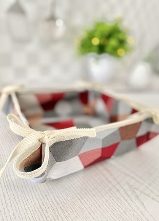Basket for sweets and cookies . Tapestry bread basket.2 photo