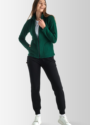 Women's fleece jacket Vigo 200 green4 photo