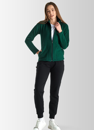 Women's fleece jacket Vigo 200 green