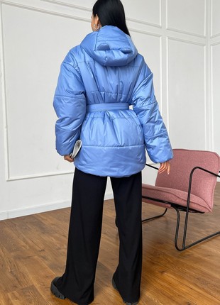 Demi-season jacket in blue color3 photo