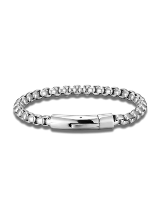 Steel chain bracelet with clasp (17014)