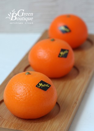 Tangerine souvenir soap 100g1 photo