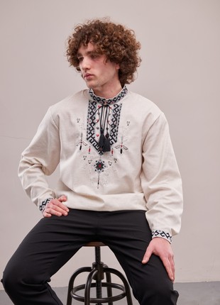 Men's embroidered shirt MEREZHKA "Lyubomir"2 photo